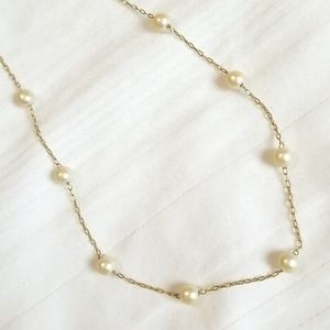 Napier Gold Pearl Necklace